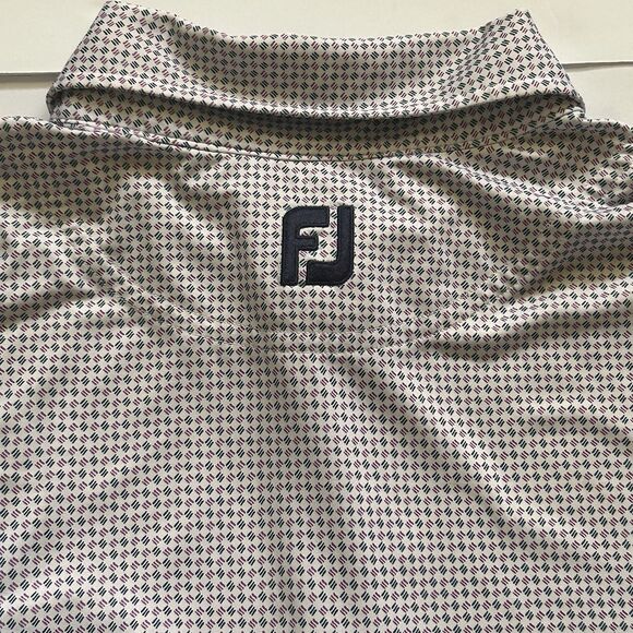 FootJoy Polo‎ Mens L Golf The Players TPC Sawgrass Stretch Flex All Over Pattern - Picture 12 of 12